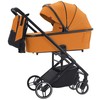 Universalus vežimėlio komplektas Carrello Alfa 2in1 Sunrise Oranžinis