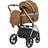 Universalus vežimėlio komplektas Carrello Vector 2in1 Coral rusvai gelsvas 6550