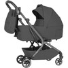 Universalus vežimėlio komplektas Carrello Magia 2in1 Elm Pilkas