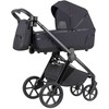Universalus vežimėlio komplektas Carrello Omega Plus 2in1 Meteor Pilkas 6540/1