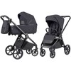 Universalus vežimėlio komplektas Carrello Omega Plus 2in1 Meteor Pilkas 6540/1