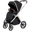 Universalus vežimėlio komplektas Carrello Vector 2in1 Pearl Juodas 6550