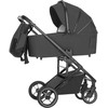 Universalus vežimėlio komplektas Carrello Alfa W 2in1 Graphite Pilkas