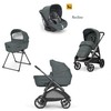 Universalus vežimėlio komplektas Inglesina Aptica 4in1 Emerald Žalias + Darwin Infant Recline 0-13 kg