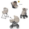 Universalus vežimėlio komplektas Inglesina Aptica 4in1 Pashmina rusvai gelsvas + Darwin Infant Recline 0-13 kg