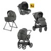 Inglesina Universalus vežimėlis 4in1 Aptica XT charcoal pilkas