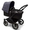 Universalus vežimėlis Bugaboo Donkey 5 Mono 2in1 Juodas/Pilkas Melange/Stormy Mėlyna