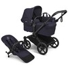 Universalus vežimėlis Bugaboo Donkey 6 MONO 2in1 Deep indigo/Deep indigo/juodas frame