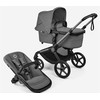 Universalus vežimėlis Bugaboo Fox 5 Renew Moon pilkas/Moon pilkas/Graphite frame 7in1