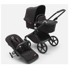 Universalus vežimėlis Bugaboo Fox Cub Midnight juodas/ midnight juodas/ juodas frame 4in1