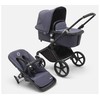 Universalus vežimėlis Bugaboo Fox Cub Stormy mėlynas/stormy mėlynas/ juodas frame 2in1