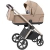 Universalus vežimėlis Carrello Ultra 2in1 Floral rusvai gelsvas 6527