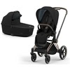 Universalus vežimėlis Cybex Priam V4 Deep Juodas 4in1 Rose Gold