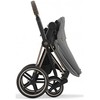 Universalus vežimėlis Cybex Priam V4 Pearl Pilkas/Chrome Brown 2in1