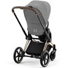 Universalus vežimėlis Cybex Priam V4 Plus Manhattan Pilkas/Chrome Juodas 2in1