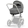 Universalus vežimėlis Cybex Priam V4 Soho Pilkas 3in1 chrome ruda