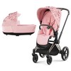 Universalus vežimėlis Cybex Priam V4 SPECIAL EDITION Simply Flowers Pale Blush 2in1 Rose Gold
