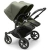 Universalus vežimėlis dvynukams Bugaboo Donkey 5 TWIN - Juodas/Forest Žalias/Forest Žalias