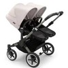 Universalus vežimėlis dvynukams Bugaboo Donkey 5 TWIN - Graphite/Midnight Juodas/Misty Baltas