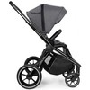 Universalus vežimėlis Muuvo Quick 3.0 Iron Graphite standart 2in1 Chrome Juodas