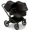 Universalus vežimėlis Bugaboo Donkey 5 Mono 2in1 Juodas/Pilkas Melange/Midnight Juodas