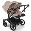 Universalus vežimėlis pametinukams Bugaboo Donkey 6 DUO 2in1 Desert taupe /Desert taupe /juodas frame