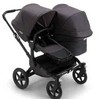 Universalus vežimėlis pametinukams Bugaboo Donkey 5 DUO Premium Collection Washed Juodas/Washed Juodas/Juodas važiuoklė