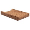 Vystymo lentos trikotažinė paklodė Jersey Spot Caramel 50x70cm Jollein