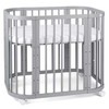 Waldin 5in1 lovytė su čiužinuku Gray