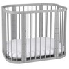 Waldin 5in1 lovytė su čiužinuku Gray