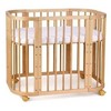 Waldin 5in1 organiškos medvilnės paklodėžių rinkinys 65x93 Baltas