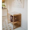 Waldin 7in1 lovytė su čiužinuku Natural wood