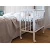 Waldin Bedside 2in1 lopšiukas su čiužiniu Baltas