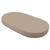Waldin ekologiškos medvilnės paklodės 73x124 Oval lovytėms Taupe