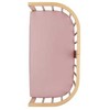 Waldin SIDEBED lovytės 7in1 medvilninė paklodė Rose
