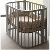 Waldin veliūrinės lovyčių grotelių apsaugos 210cm Taupe