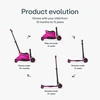 SmartTrike Xtend Ride on paspirtukas stumdukas Rožinė