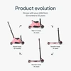 SmartTrike Xtend Ride on paspirtukas stumdukas Salmon Rožinė
