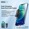 Automobilinis įkroviklis 2x USB, Remax RCC236, 2.4A (juodas)