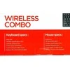Klaviatūra+pel.Wireless MARVO WS005 juoda