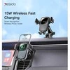 Yesido C187 automobilinis telefono laikiklis su bevieliu krovimu 15W