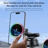 Yesido C315 RGB automob. telefono laikiklis su bevieliu krovimu 15W