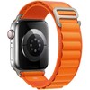 4Wrist Apple laikrodžio Alpine kilpos dirželiai #Oranžinis 42/44/45/49mm
