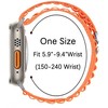 4Wrist Apple laikrodžio Alpine kilpos dirželiai #Oranžinis 42/44/45/49mm
