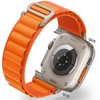 4Wrist Apple laikrodžio Alpine kilpos dirželiai #Oranžinis 42/44/45/49mm