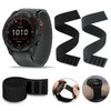4Wrist Nailoninis dirželis, skirtas „Garmin Fenix 7X“ / „Fenix 6X“ / „Fenix 5X Plus“ / „Fenix 3“ laikrodžiams – 26 mm – juodas