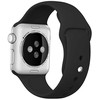4Wrist Silikoninis dirželis Apple Watch - juodas 42/44/45 mm - S / M