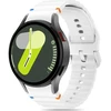 4Wrist Silikoninis dirželis, skirtas „Samsung Galaxy Watch 7“ – baltas