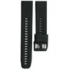 Silikoninis dirželis, skirtas Garmin Fenix 7X / Fenix 6X / Fenix 5X Plus / Fenix 3 - 26 mm - juodas
