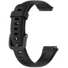 4Wrist Silikoninis dirželis, skirtas Huawei Watch Band 7 - juodas